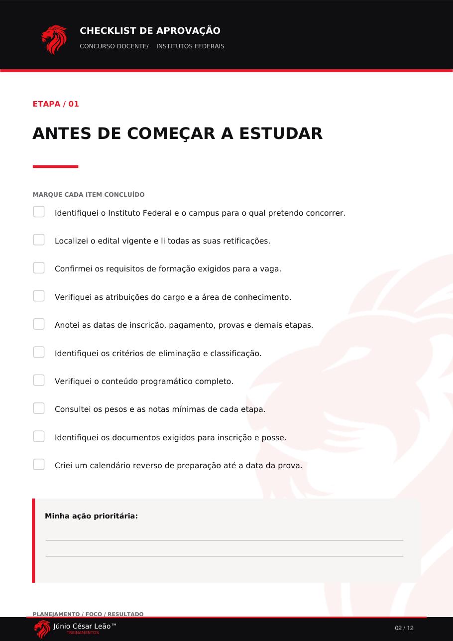 Tablet exibindo a Etapa 01 do checklist em PDF